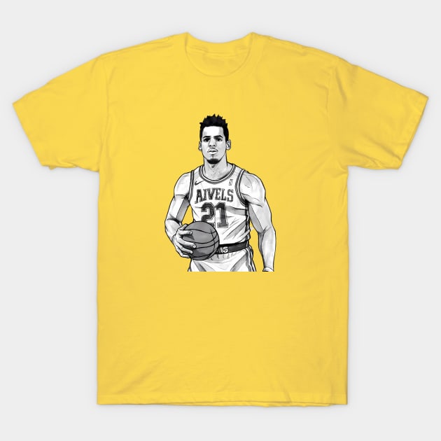 a basketball player sketch art T-Shirt by Choulous79